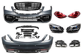 Комплект рестайлінгу S63 AMG-2018 для мерседес S-сlass W222