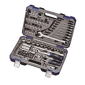 Набір інструментів професійний 1/4" і 1/2" 82 од. Haisser BLACK 70253