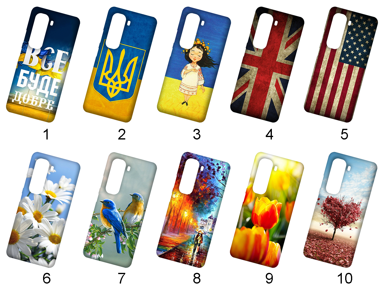Красива накладка на Infinix Hot 50 (50 дизайнів)
