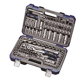 Набір інструментів професійний 1/4" і 1/2" 108 од. Haisser BLACK 70255