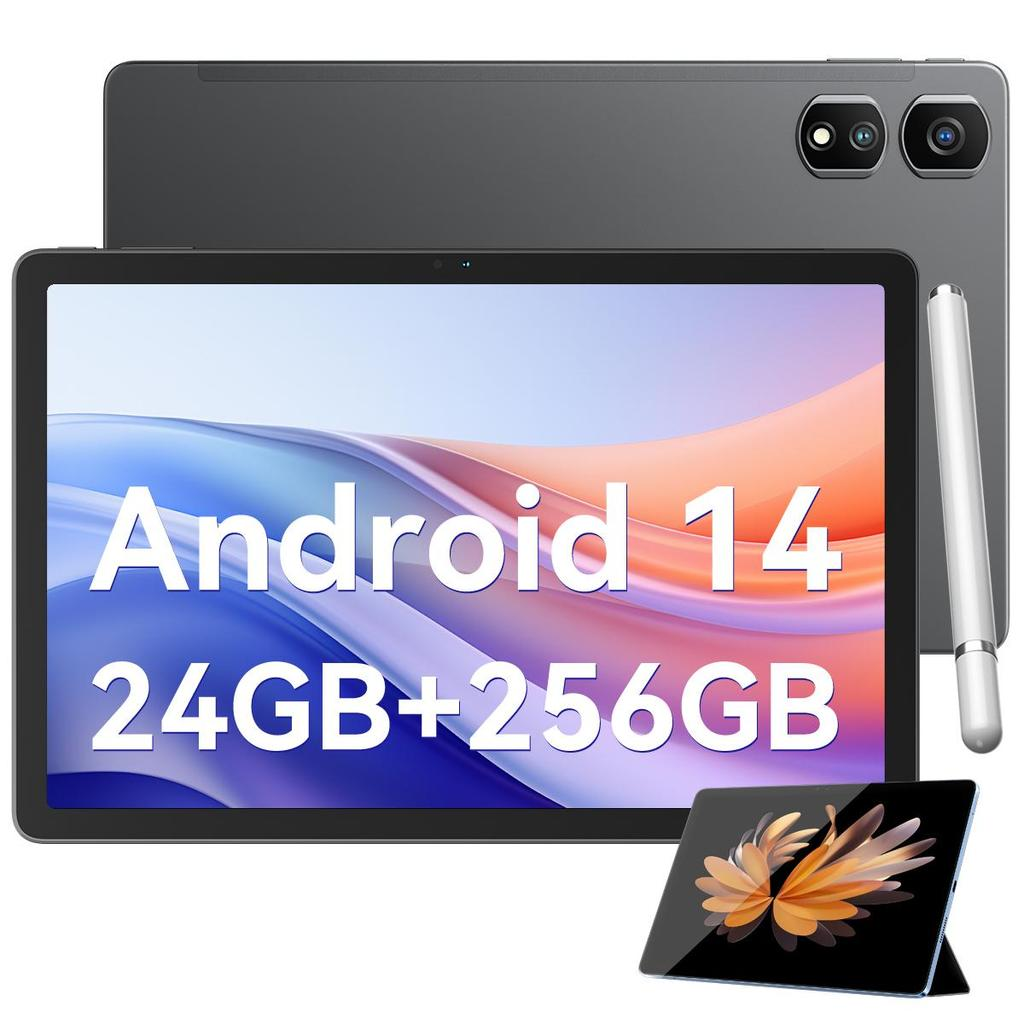 Планшет Blackview Tab 16 Pro Grey 4G 8/256GB 7700mAh + чохол, скло, стілус у подарунок, фото 1