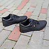 Чоловічі шкіряні кросівки (натуральна шкіра) чорні демісезонні, чоловіче взуття весна осінь, розмір 40 41 42 43 44 45, фото 5