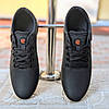 Чоловічі шкіряні кросівки (натуральна шкіра) чорні демісезонні, чоловіче взуття весна осінь, розмір 40 41 42 43 44 45, фото 4