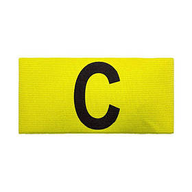 Капітанська пов'язка Select-CAP салатова 6978802555, Жовтогарячий, Розмір (EU) — 1SIZE