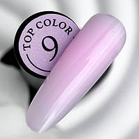 Камуфлюючий топ для гель-лаку без липкого шару Crooz Color Top № 09 8 ml (Молочно-рожевий)