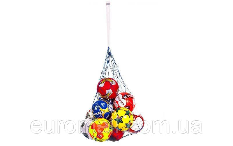 Сітка для м'ячів 10 м'ячів ZLT SO-5256, Чорний, Розмір (EU) — 1SIZE