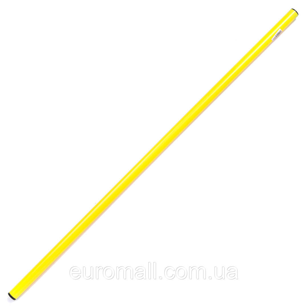 Палиця гімнастична жовта FI-1398-1.5 (Y), Жовтий, Розмір (EU) — 150 cm