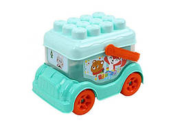 Автобус-конструктор 19 х 15.5 х 12.5 см бірюзовий арт.0396 ТМ ТЕХНОК