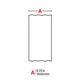 Універсальні всепогодні вінілові етикетки 19.05 мм 7.62м для принтерів Brady M4 - M5 Brady M4C-750-595-WT-BK чорним на білому, фото 2