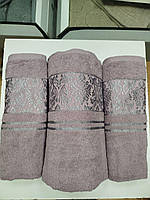 Набір рушників махрових лазня та два обличчя 07