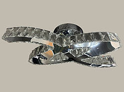 Світлодіодна кришталева стельова люстра для спальні 78306/12