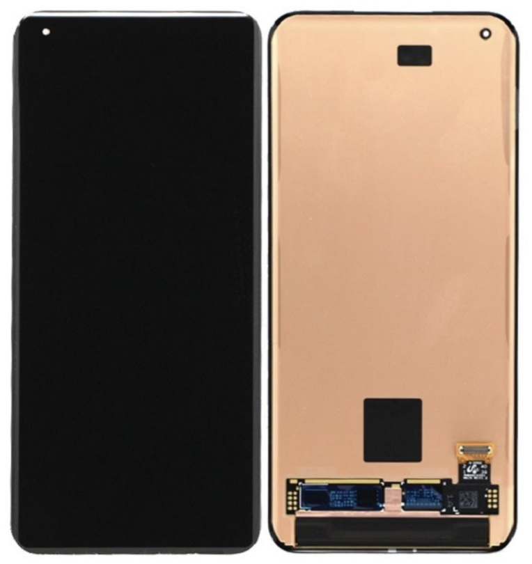 Дисплей (екран) для Xiaomi Mi 11 Pro/Mi 11 Ultra + touchscreen, чорний, Amoled, оригінал (54) переклеєно