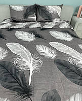 Семейный комплект постельного белья перья