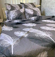 Эвро комплект постельного белья хлопок в перья