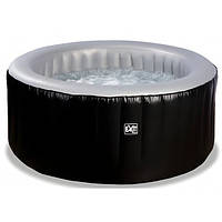Басейн-джакузі спа надувний Exit Toys Classic Чорний круглий 165 x 65 см + тепловий насос