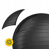М'яч для фітнесу (фітбол) 4FIZJO 65 см Anti-Burst Black (P-5907739316349), фото 3