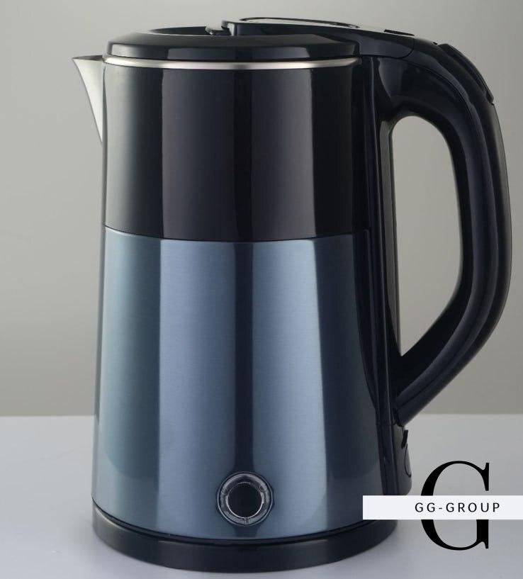Чайник електричний з нержавіючої сталі DOMOTEC MS-5029 BLUE