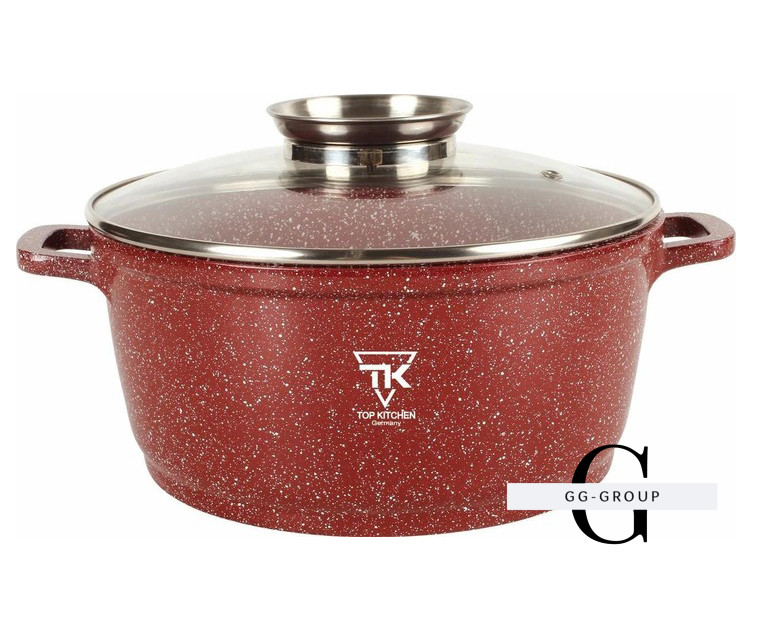 Каструля Top Kitchen (червоний 28 см)