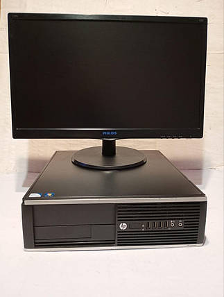 Б/в Комплект ПК: HP Compaq Pro 6300 SFF| i5-3470| 8GB RAM| 500GB HDD| HD 2500+Phil 223V5L| 22" 1920x1080 | VGA, фото 1