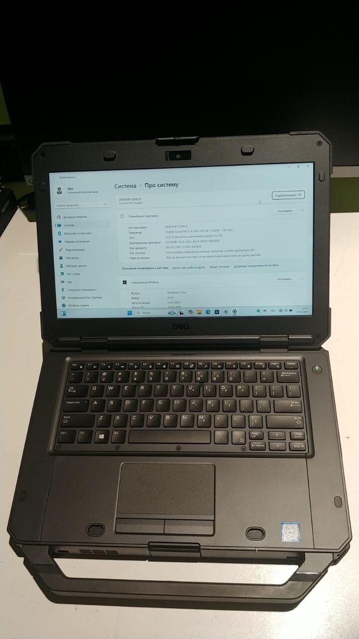 Б/в Захищений ноутбук Dell Latitude 5424 Rugged 14" 1920x1080| Core i5-8350U| 16 GB RAM| 256 GB SSD| UHD 620