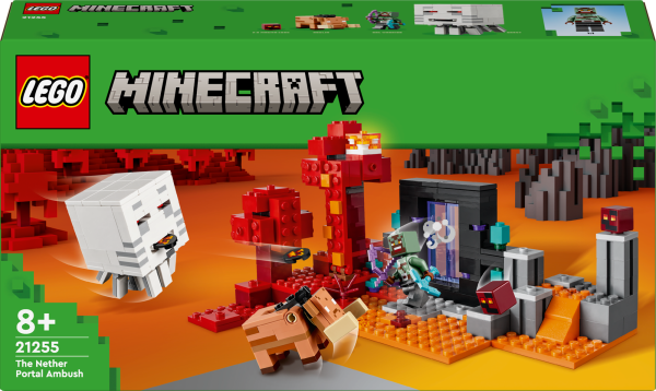 Конструктор LEGO Minecraft Засідка біля порталу в Нижній світ 352 деталі