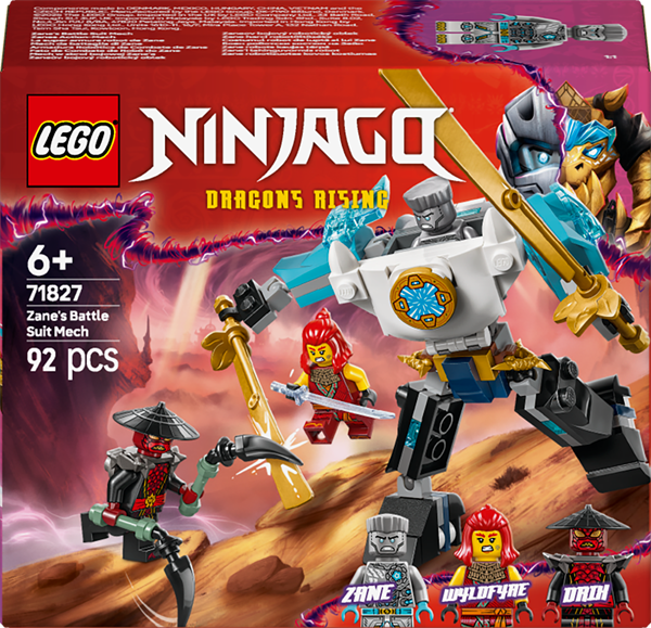 Конструктор LEGO NINJAGO Бойовий костюм-робот Зейна 92 деталі (71827), фото 1