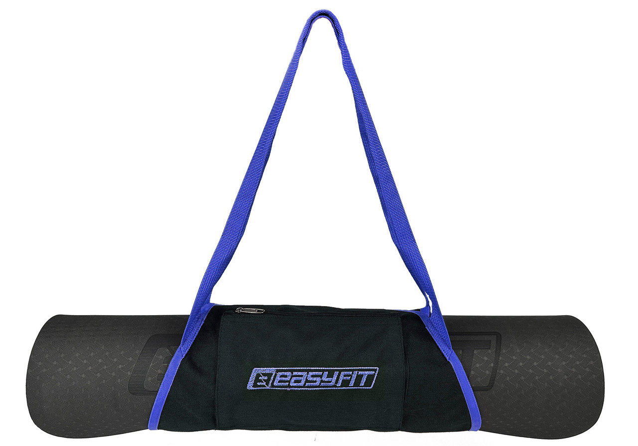 Сумка-переноска EasyFit для йога-килимка Синя