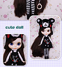 Шарнірна лялька Блайз Мішал, каштанове волосся + 10 пар пензлів, повний комплект одяг, сумка та взуття, фото 2