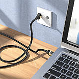 Кабель мережевий LAN RJ45 HOCO US02 5М, інтернет кабель універсальний Чорний, фото 7