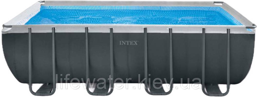 Каркасний басейн Intex 26374 ULTRA XTR (975х488х132 см) з пісочним фільтром, драбиною, підкладкою і тентом, фото 1