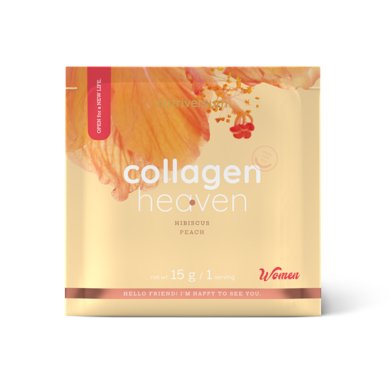 Sample Collagen Heaven - 15g Hibiscus Peach, фото 1