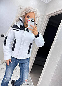 Стильна демісезонна жіноча куртка. Коротка жіноча куртка оверсайз. Спортивна куртка "Lorein"- розмір з 42 до 58