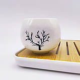 Термохромна керамічна піала для чаю « Плинність цвітіння» (1шт, 140мл), фото 2