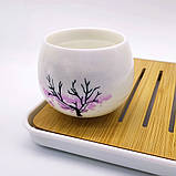Термохромна керамічна піала для чаю « Плинність цвітіння» (1шт, 140мл), фото 3