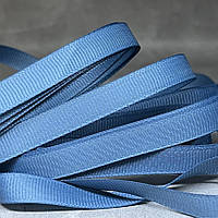 Репсова стрічка 0,9 см, колір- темно-синій (черніка), 5 метрів, Темно-синій