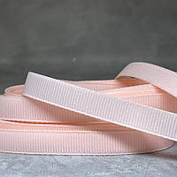 Репсова стрічка 0,9 см, колір- персик, арт 012515, 5 метрів, Персиковий