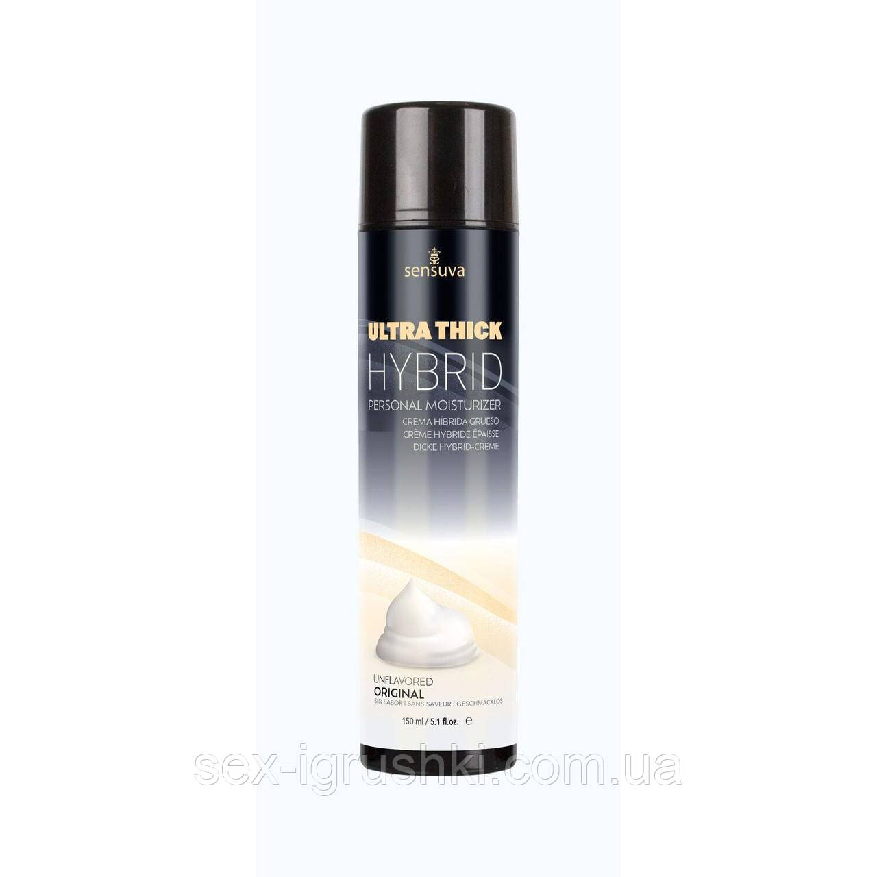 Густий крем-змазка на гібридній основі Sensuva UltraThick Hybrid Formula (150 мл) рН збалансована