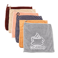 Кухонное полотенце, микрофибра, размер 25х25 см,без выбора цвета