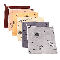 Кухонний рушник, мікрофібра, розмір 25х25 см, без вибору кольору