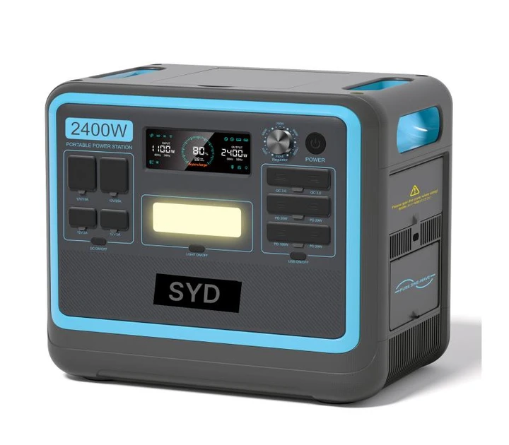Зарядна станція Ecoplay SYD-N052 2400w/2048wh LifePo4 Power Bank Type-C/USB/DC/AC, фото 1