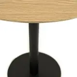 Стіл для кафе Соул / Soul d-70 фанера/шпон, чорний, фото 6