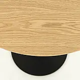 Стіл для кафе Соул / Soul d-70 фанера/шпон, чорний, фото 5