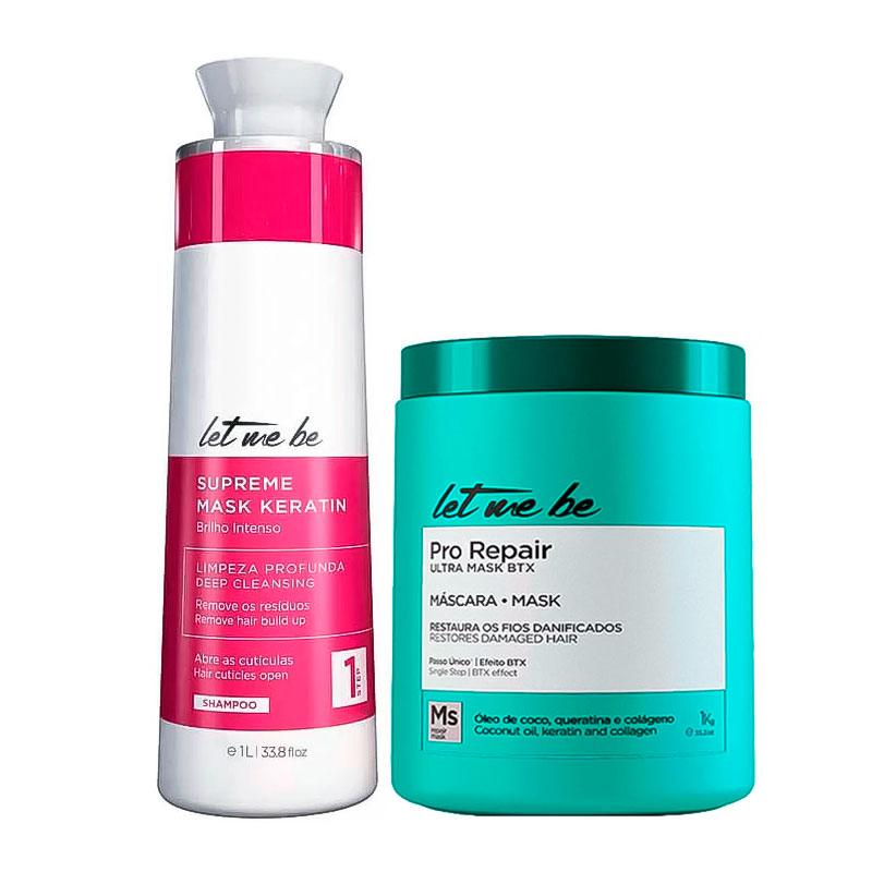 Let me be B-Btox Repair Pro Набір холодний ботекс для волосся 50/100 мл (розлив)