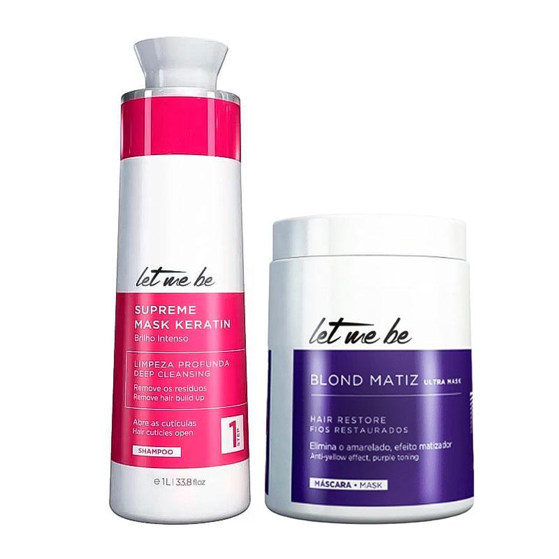 Let Me Be B-BTOX Blond Matiz Набір ботекс для волосся, 2x500 мл (розлив)