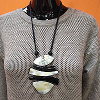 Довге кольє підвіска з рогу буйвола Індія