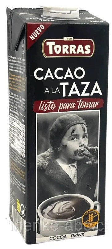 Шоколад Гарячий Готовий Напій Torras a la Taza без глютену 1 л Іспанія (3 шт./1 уп), фото 1