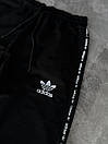 Спортивні штани чоловічі  чорні  весна-осінь Adidas (Адідас), фото 6