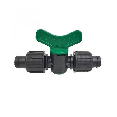 Кран для крапельної стрічки Irritec 16 х 16, затискний, Irritec (Італія)