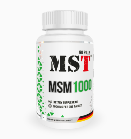 МСМ 1000 мг MSM MST 90 таблеток