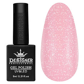 Камуфлююча кольорова база "Sparkles Beauty" Color Base Дизайнер для манікюру та педикюру, 9 мл. №125